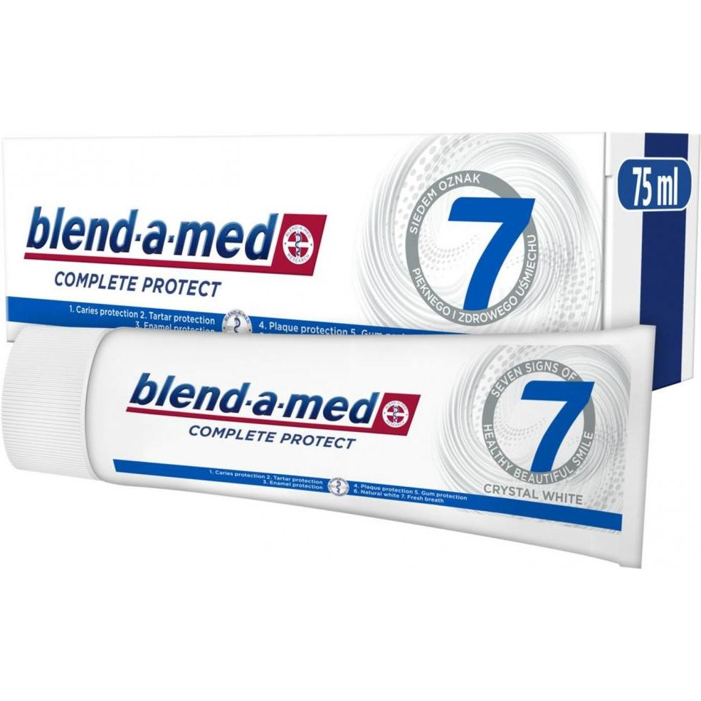 Blend-a-Med Зубна паста  Complete Protect 7 Кришталева білизна 75 мл (8001090716705) - зображення 1