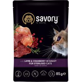   Savory Lamb Cranberry in Gravy Sterilised Cats  85 г (20093)