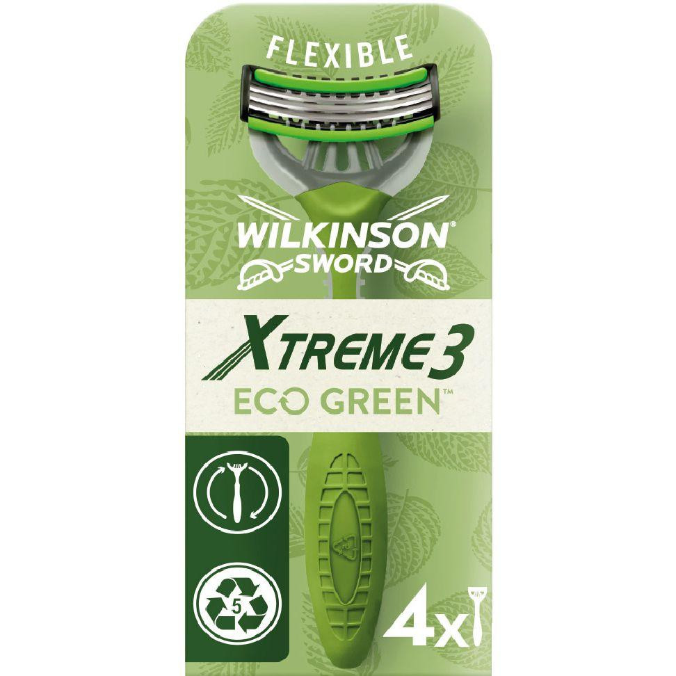 Wilkinson Sword Станок для бритья  Xtreme3 Eco Green 4 шт (4027800175000) - зображення 1