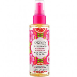   Yardley Масло-спрей для тела  Flowerazzi Magnolia & Pink Orchid Moisturising Body Oil 125 мл (5056179300682)