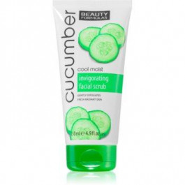   Beauty Formulas Cucumber освіжаючий пілінг для шкіри обличчя 150 мл