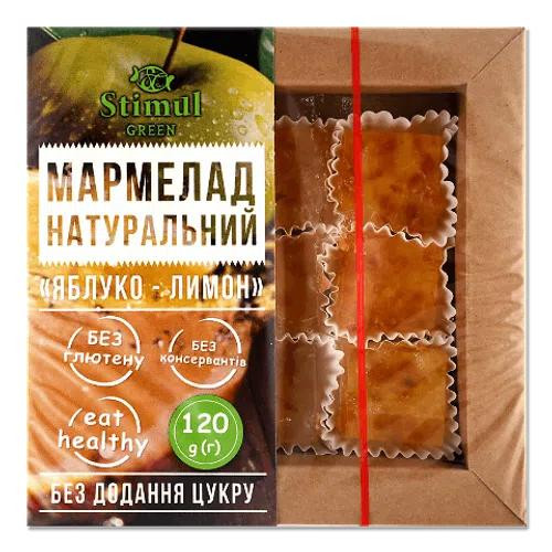 Стимул Мармелад натуральний  Яблуко-Лимон, 120 г (4820042178200) - зображення 1