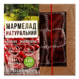   Стимул Мармелад натуральний  Яблуко-Журавлина, 120 г (4820042178217)