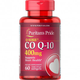   Puritan's Pride CO Q10 400 mg, 60 капсул