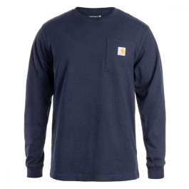   Carhartt WIP Футболка з довгим рукавом  Heavyweight Longsleeve Pocket - Navy XXL