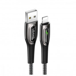   USAMS US-SJ469 Lightning Smart Power-off Cable Raydan Series 1.2m Black (SJ469USB01)