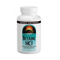   Source Naturals Бетаин HCI, , 650 мг, 90 таблеток (SNS-01361)