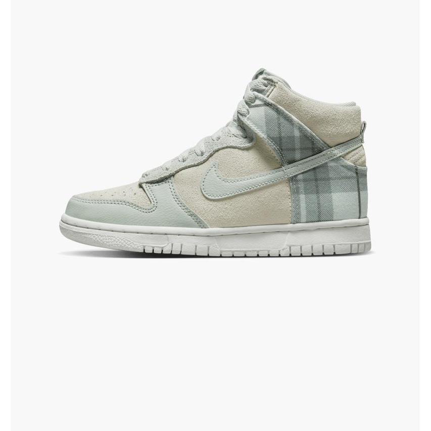 Nike Кросівки  Dunk Hi Se Plaid Mint Foam Beige Dv1724-100 38 - зображення 1