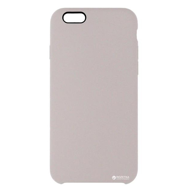 DENGOS Back Cover Silicon для Apple iPhone 6/6s Grey (DG-BCS-04) - зображення 1