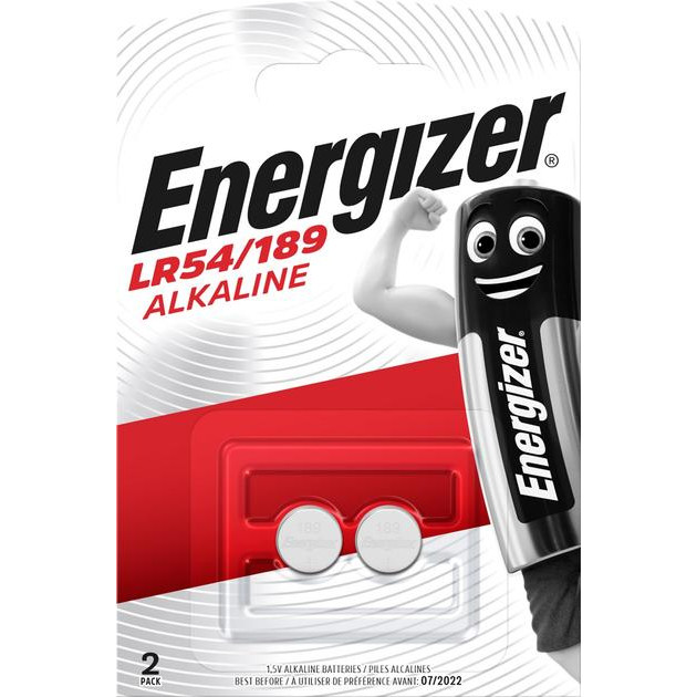 Energizer LR54/189 bat(1.5B) Alkaline 2шт (E301536700) - зображення 1