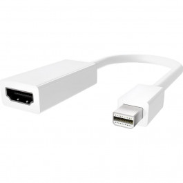   Voltronic Mini DisplayPort - HDMI 0.3m White (YT-C-MNDP(M)/HDMI(F)-B-W/08627)