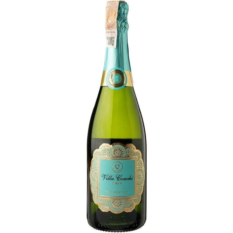 Villa Conchi Вино ігристе  Cava Brut Seleccione, 0,75 л (8437012435285) - зображення 1