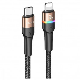   USAMS US-SJ538 USB Type-C to Lightning 1.2m Gold (SJ538USB02)