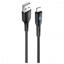   USAMS US-SJ425 USB Type-A to Lightning 1.2m Black (SJ425USB01)