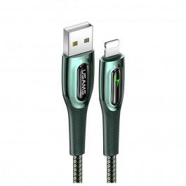   USAMS US-SJ469 USB Type-A to Lightning 1.2m Dark Green (SJ469USB02)