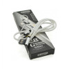 iKAKU USB 2.0 to Lightning 1m Silver (KSC-028-S-L) - зображення 1