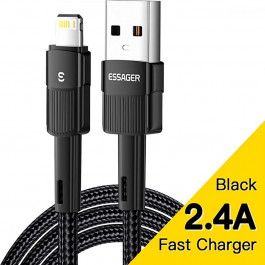   Essager Star Fast Charging Data Cable USB Type-A to Lightning 1m Black (EXCL-XC01)