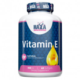   Haya Labs Labs Vitamin E 400 IU Mixed Tocopherols 60 капсул