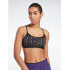 Reebok Спортивный топ  Skinny Bra - Solid GJ5681 XS Black (4064047960419) - зображення 1