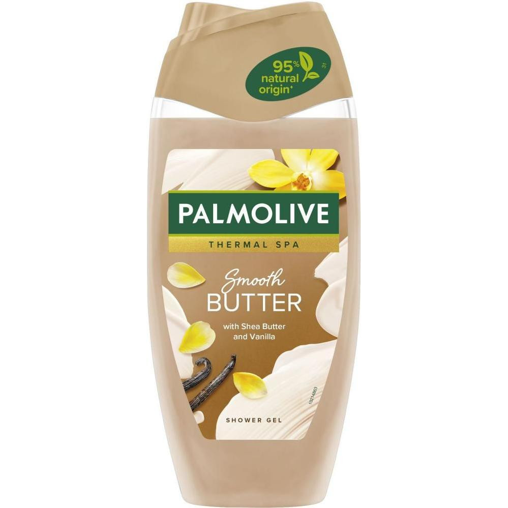 PALMOLIVE Гель для душу  Thermal Spa М&#39;яка олія з олією ши та ваніллю 250 мл (8718951425583) - зображення 1