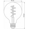 VIDEX LED Filament G95FGD 4W E27 2100K 220V (VL-G95FGD-04272) - зображення 2