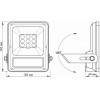 VIDEX Світлодіодний прожектор автономний  10W 5000K 3.2V (4820118298924) - зображення 5