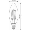 VIDEX LED C37F 6W E14 3000K 220V (VL-C37F-06143) - зображення 3