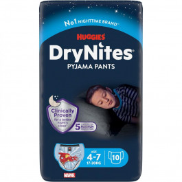   Huggies DryNites 4-7 10 шт. для хлопчиків