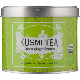   Kusmi Tea Чай зеленый  Green Ginger-Lemon органический 100 г (3585810087757)