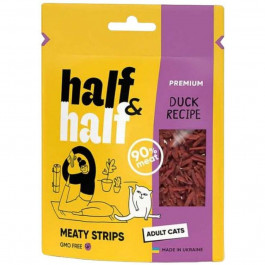   Half & Half Meaty Strips Duck Recipe Adult Cats 50 г (31847)