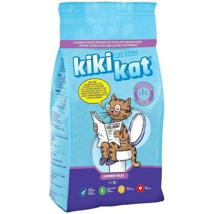 Kikikat Cat Litter Lavender Fields, 5 л (8682408688039) - зображення 1