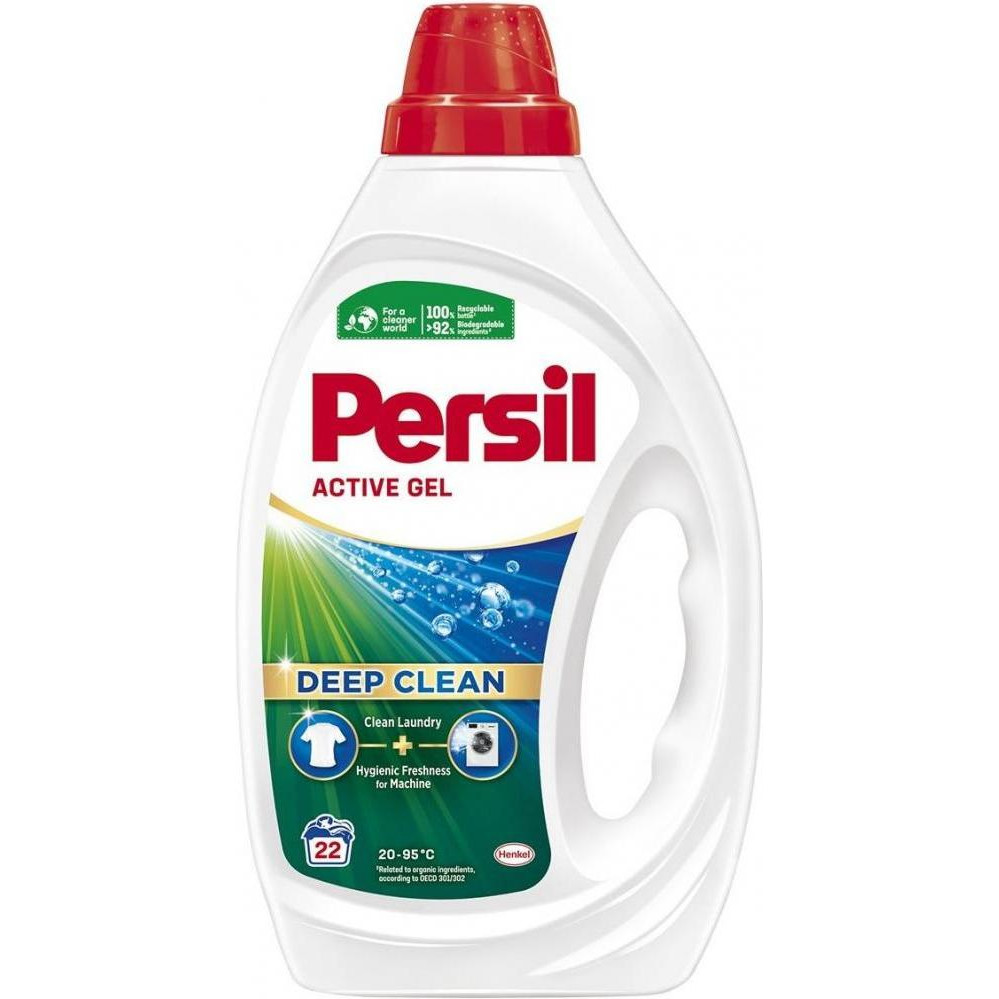 Persil Гель для прання Active Gel Deep Clean 22 цикли прання, 0.99 л (9000101599060) - зображення 1