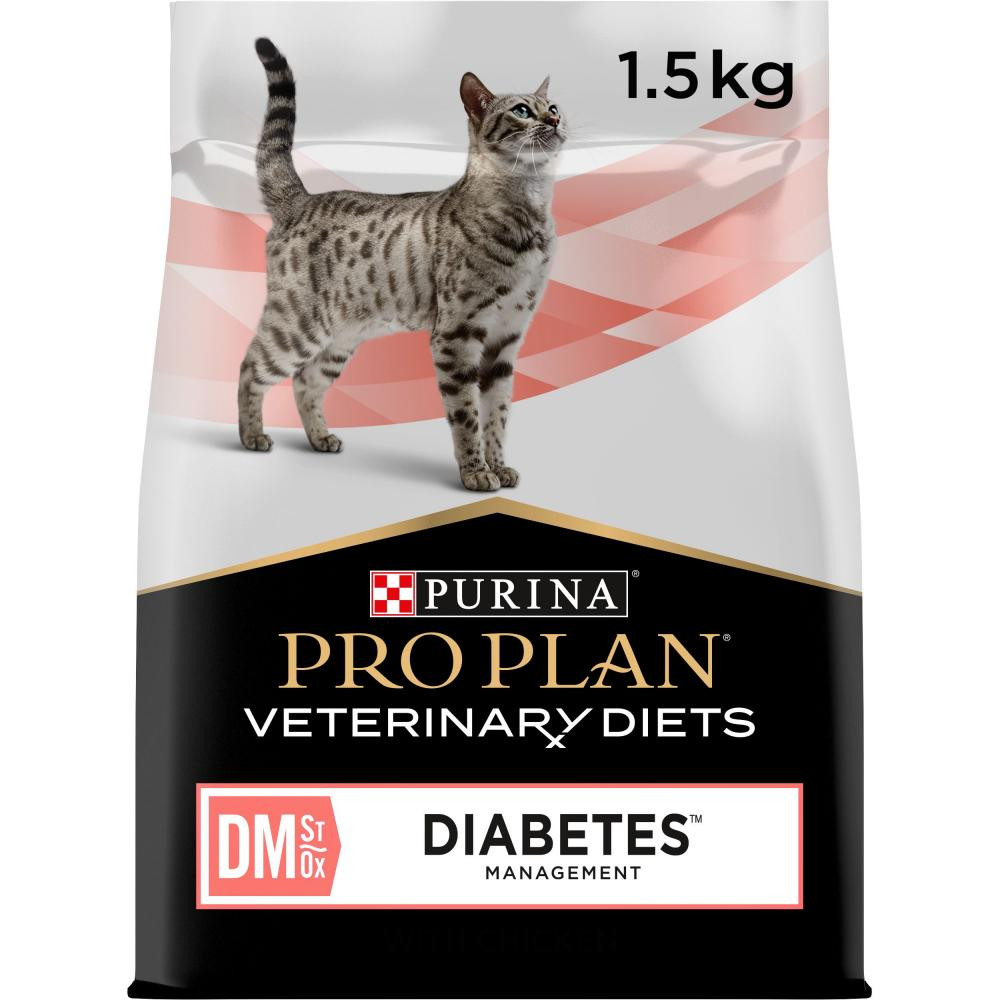 Pro Plan Veterinary Diets DM ST/OX Diabetes Managment 1.5 кг (7613035159822) - зображення 1