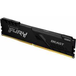   Kingston FURY 8 GB DDR4 3600 MHz Beast Black (KF436C17BB/8)