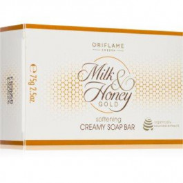   Oriflame Milk & Honey Gold Grand Celebration мило зі зволожуючим ефектом 75 гр