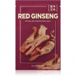   The Saem Natural Mask Sheet Red Ginseng тканинна маска для комплексного догляду 21 мл