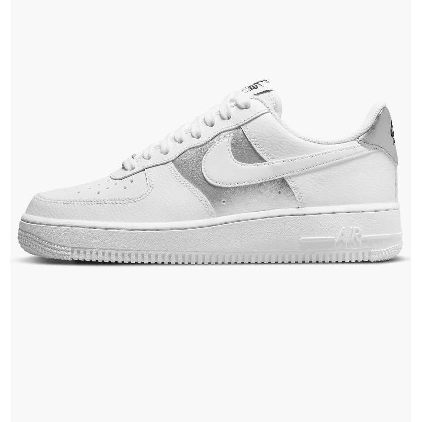 Nike Кросівки  Air Force 1 Low 07 White Metallic Silver White Dd8959-104 38 - зображення 1