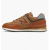 New Balance Кросівки  574 Leather Brown Ml574Oma 42 - зображення 1