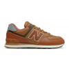 New Balance Кросівки  574 Leather Brown Ml574Oma 42 - зображення 2