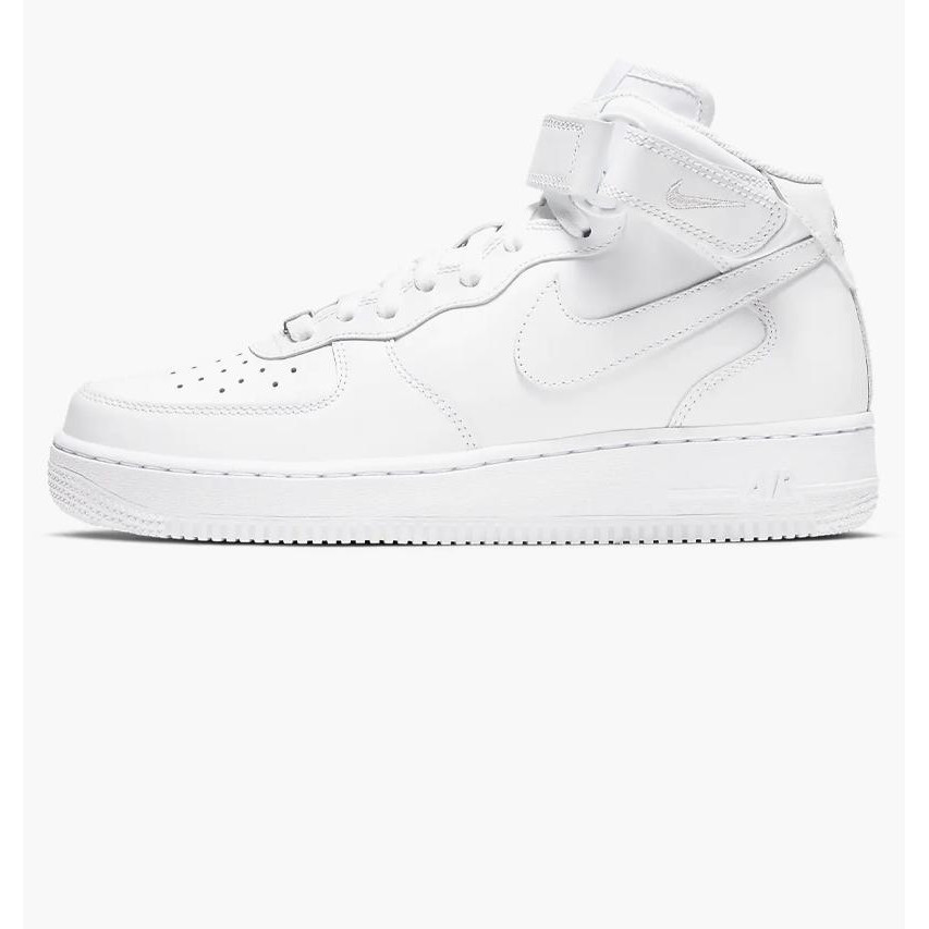 Nike Кросівки  Air Force 1 Mid Triple White Dd9625-100 38 - зображення 1