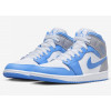 Nike Кросівки  Jordan 1 Mid Se Grey/Blue Dx9276-100 42 - зображення 6