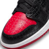 Nike Кросівки  1 Mid Black/Red Dm9650-001 37.5 - зображення 2