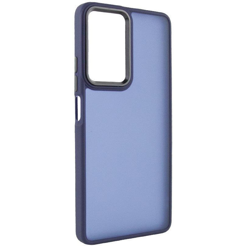 Epik TPU+PC Lyon Frosted Case Navy Blue для Xiaomi Redmi Note 12 Pro 5G/12 Pro Plus 5G - зображення 1