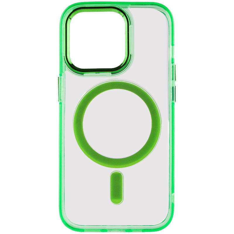 Epik TPU Iris with MagSafe Light Green для iPhone 14 Pro - зображення 1