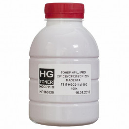   HG toner Тонер HP CLJ CP1025 M175/275 Canon LBP-7010M/7018M Magenta 100г (TSM-HGC011M-100)