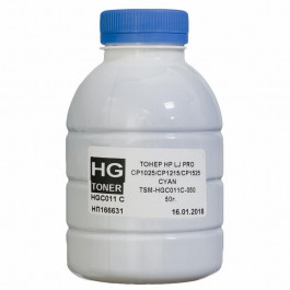   HG toner Тонер HP CLJ CP1025 M175/275 Canon LBP-7010C/7018C Cyan 50г (TSM-HGC011C-050)