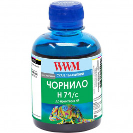   WWM Чернила для HP №711 200г Cyan Водорастворимые (H71/C)