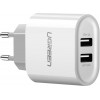 UGREEN Wall Charger 2 x USB White (20384) - зображення 1