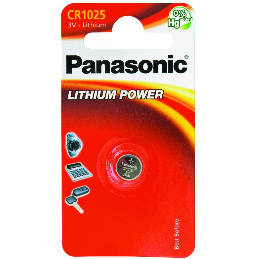 Panasonic CR-1025 bat(3B) Lithium 1шт (CR-1025EL/1B) - зображення 1