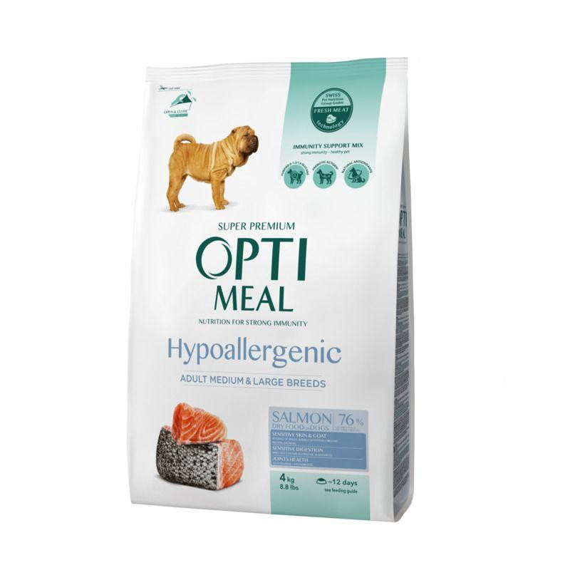 Optimeal Hypoallergenic Medium с лососем 4 кг - зображення 1